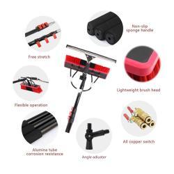 Щетка с телескопической штангой для мытья окон и чистки солнечных панелей (арт. 25-1407912)