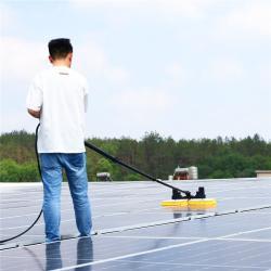 Щетка для очистки солнечных панелей с двойной головкой и вращающимся механизмом (арт. 25-1407939)