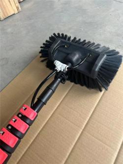 Щетка для чистки окон и солнечных панелей с алюминиевым телескопическим стержнем (арт. 25-1407941)