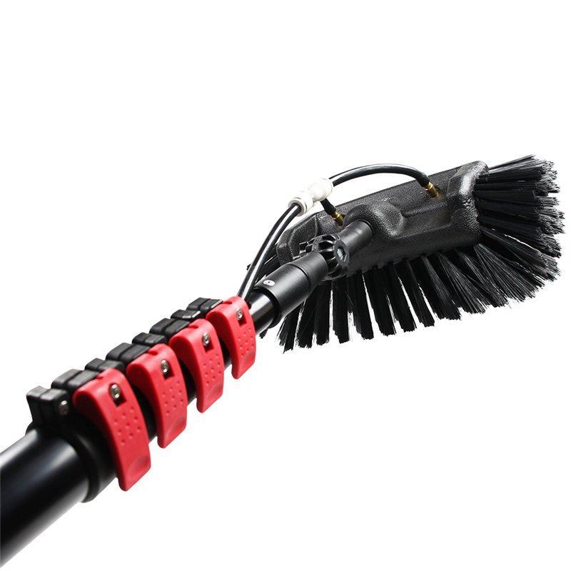 Швабра с алюминиевой телескопической штангой и 5-ю боковыми щетками (арт. 25-1407950)