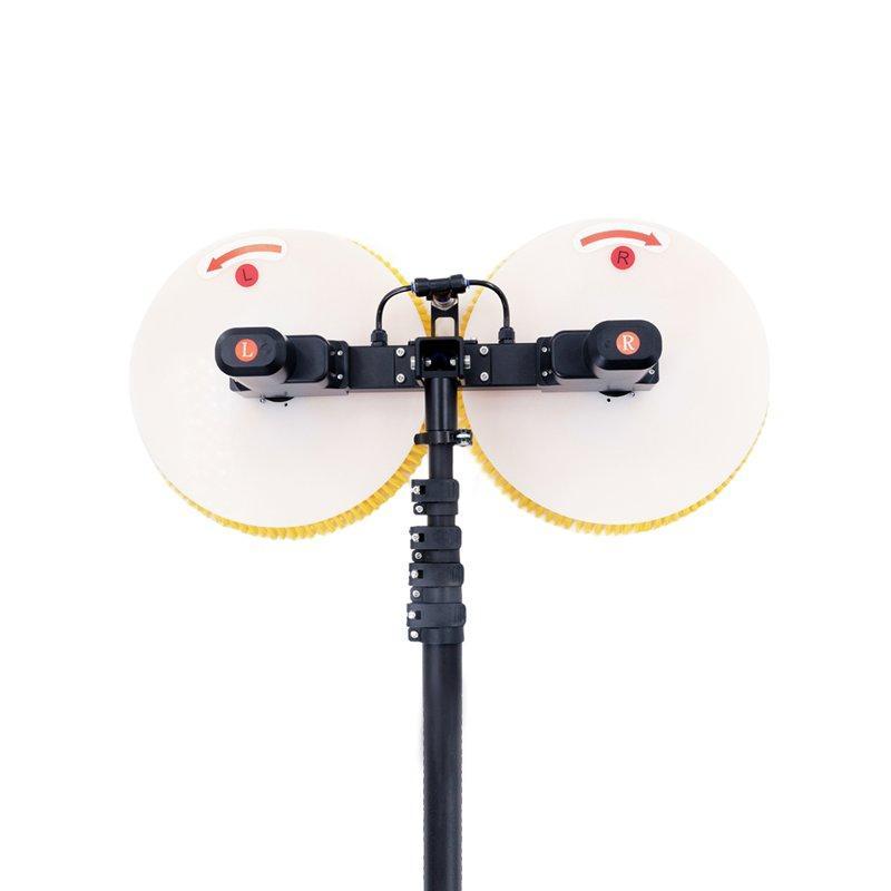 Электрическая щетка для очистки солнечных панелей с двумя головками высокого качества (арт. 25-1407960)