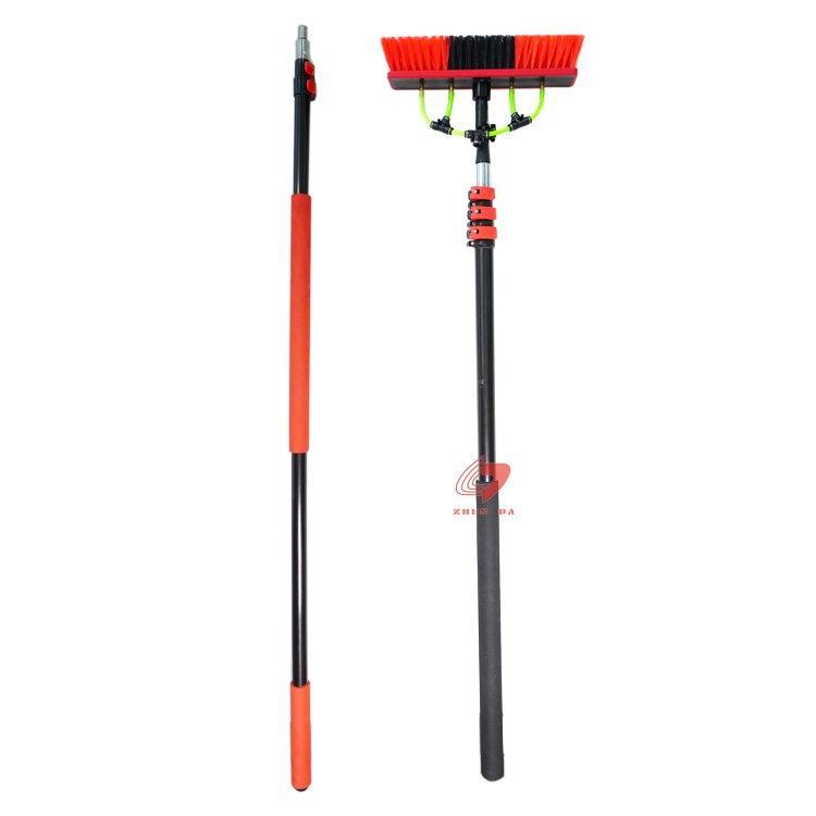 Штанга для мытья окон с насадкой и щеткой из алюминия для стекол (арт. 25-1407969)