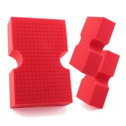 Губка для мойки автомобиля с решетчатым покрытием, без царапин, универсального применения (арт. 25-1408057)