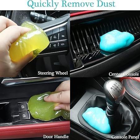 Универсальный гель для чистки автомобиля и клавиатуры от пыли и грязи (арт. 25-1408068)