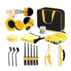 Набор щеток для автомобиля с полировочными губками и полотенцами для ухода за автомобилем (арт. 25-1408082)