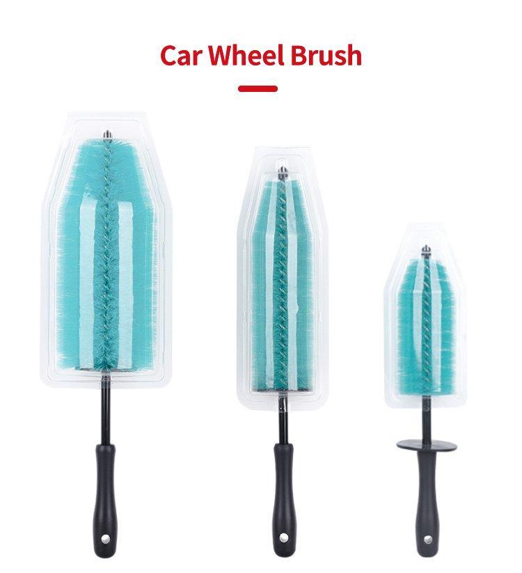 Щетка для очистки дисков и колес автомобиля с мягкими щетинами и длинной ручкой (арт. 25-1408083)