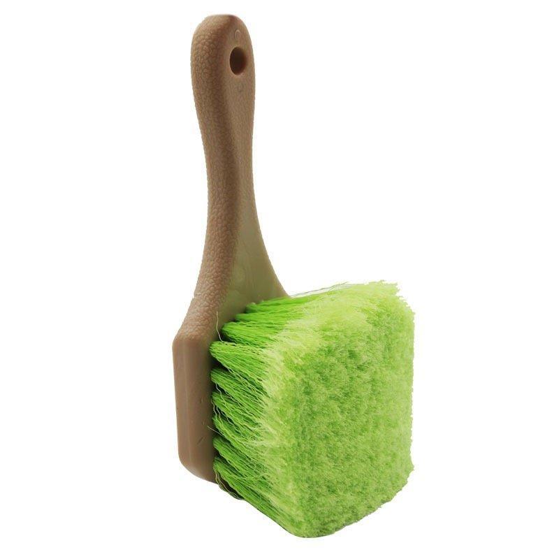 Мягкая щетка для чистки колес и шин автомобиля из зеленого ПВХ (арт. 25-1408084)