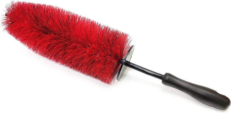 Щетка для чистки колес с удобной длинной ручкой и яркими цветными щетинами (арт. 25-1408096)