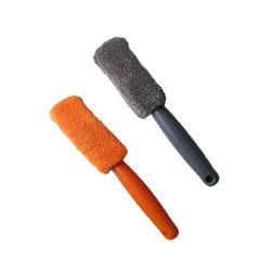 Щетка для чистки колесных дисков и шин автомобиля из микрофибры с длинной ручкой (арт. 25-1408107)