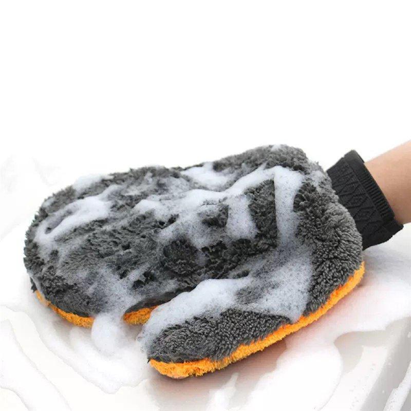 Мягкая автомобильная рукавица для мытья (арт. 25-1408113)