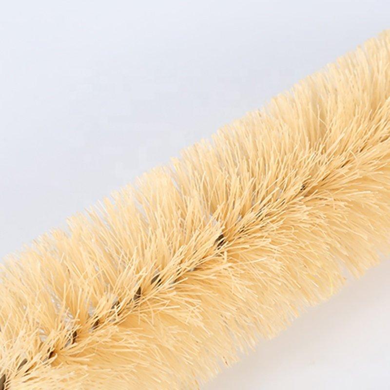 Щетка для чистки автомобильных колес с натуральным волокном сизаля и деревянной ручкой (арт. 25-1408115)