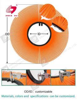 Уличная машина для уборки снега и мусора с вращающейся щеткой (арт. 25-1408169)