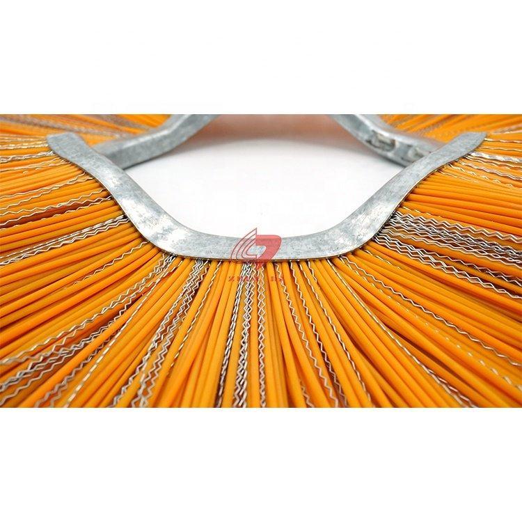 Щетка для пола с зигзагообразным кольцом из стали с смешанными щетинами (арт. 25-1408176)