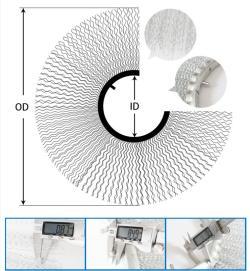 Щетка для уборки дороги из волнистой стальной проволоки с плоским кольцом (арт. 25-1408184)