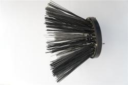 Щетка-диск для очистки дорог от снега 320*600мм из стальной проволоки (арт. 25-1408249)