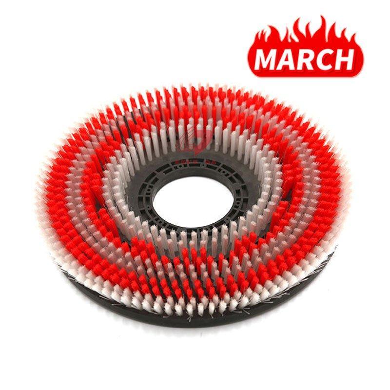 Электрическая щетка для пола с вращающейся щетиной для уборки Zhenda (арт. 25-1408296)