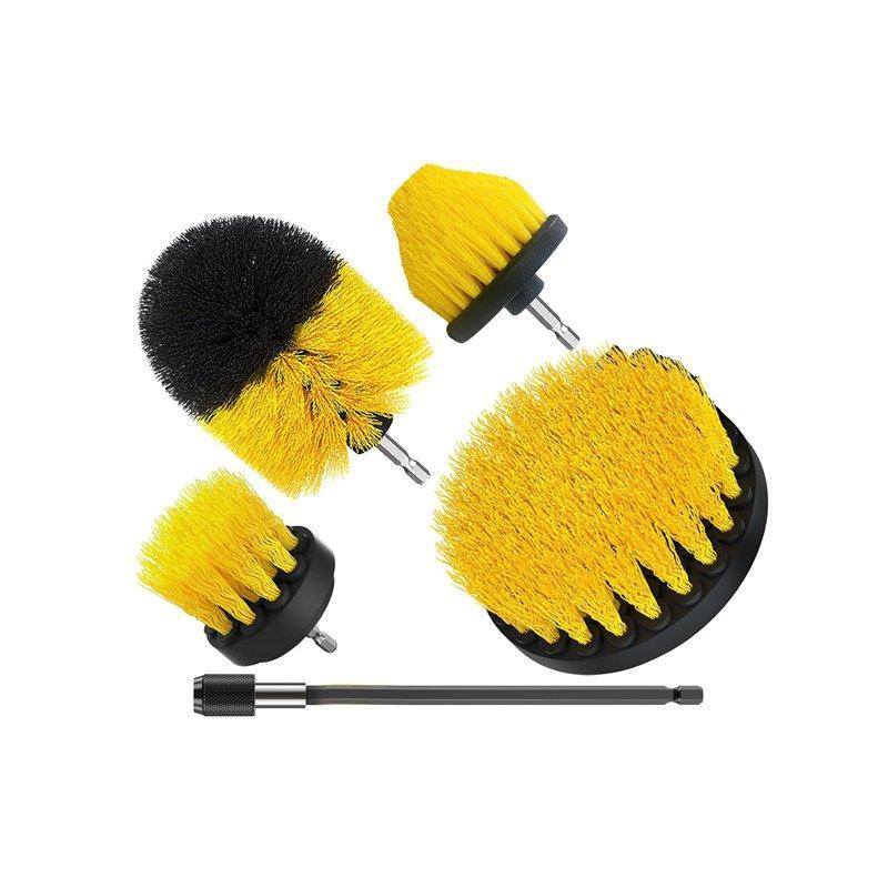 Набор щеток для уборки с длинной ручкой, 4 размера (арт. 25-1408315)