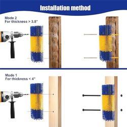 Коврик для коровы с полукруглой щеткой для чистки и массажа (арт. 25-1408348)