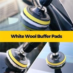 Набор насадок для дрели с щетками, губками и скребками для чистки автомобиля (арт. 25-1408360)