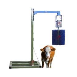 Кормушка для животных с щеткой от клещей для коров, лошадей, овец и свиней (арт. 25-1408384)