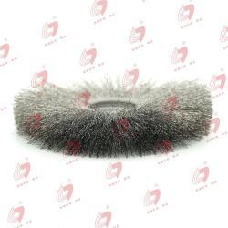 Щетка колесная из гальванизированной стали с латунной проволокой для дисков 3/4/5 дюйма (арт. 25-1408405)