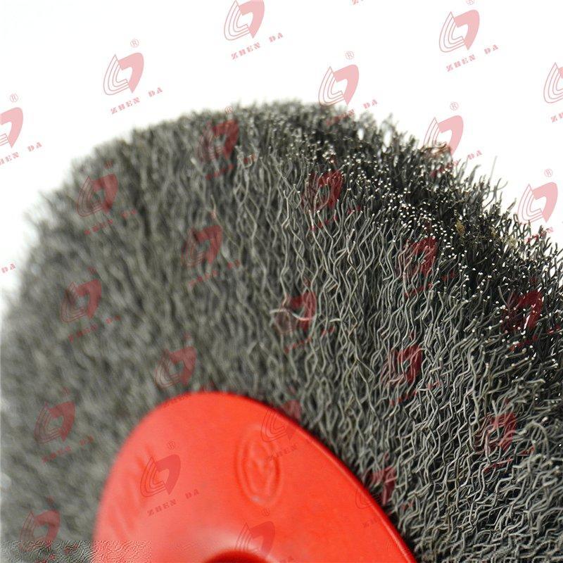 Щетка для чистки круглая из углеродистой стали с латунными оплетками (арт. 25-1408447)