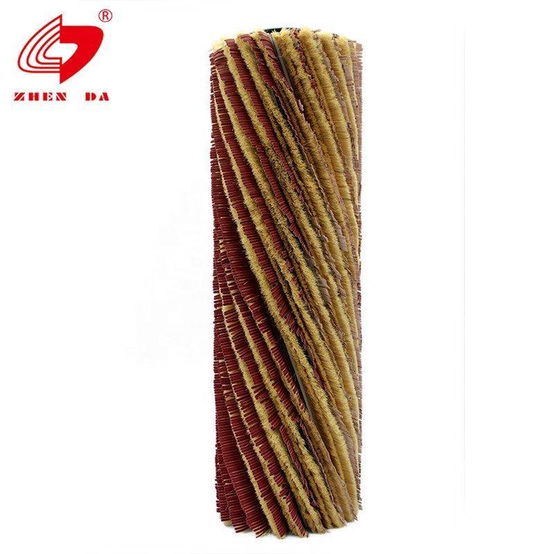 Щетка для полировки дерева с шлифовальными валиками и щетинами из сизаля (арт. 25-1408461)