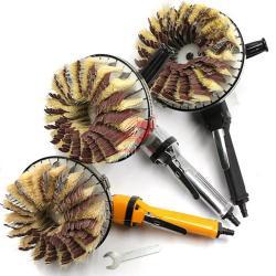 Щетка-ролик для полировки дерева с заменяемым сизалевым абразивом (арт. 25-1408473)