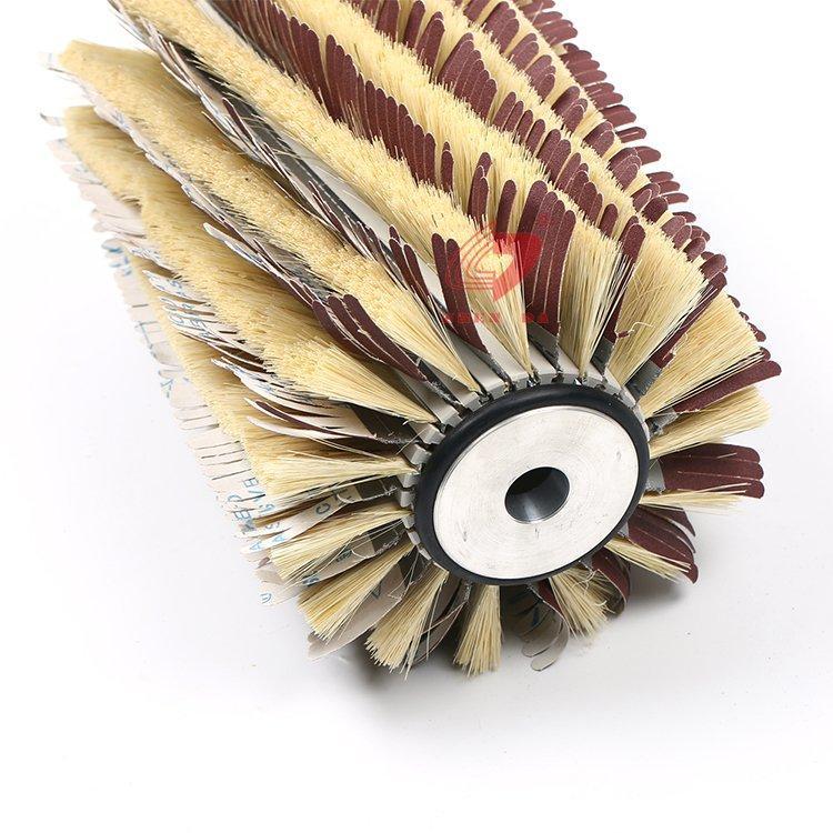 Щетка-ролик для полировки дерева с заменяемым сизалевым абразивом (арт. 25-1408473)