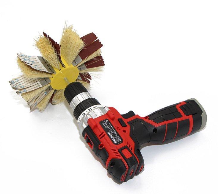 Щетки для полировки из абразивного сизаля с креплением на вал для шлифовки (арт. 25-1408480)