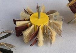 Щетки для полировки из абразивного сизаля с креплением на вал для шлифовки (арт. 25-1408480)