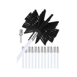 Набор для чистки дымоходов из прочного нейлона с длинным стержнем (арт. 25-1408503)