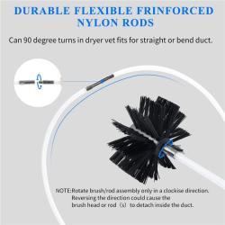 Набор для очистки вентиляционных отверстий сушилки и дымоходов (арт. 25-1408506)