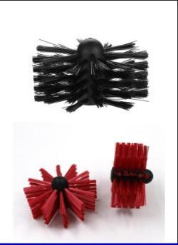 Щетка для чистки дымохода с длинным съемным удлинителем для крепления к дрели (арт. 25-1408509)