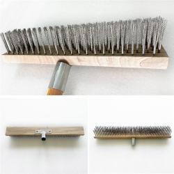 Щетка для уборки наружных поверхностей с длинной ручкой из нержавеющей стали (арт. 25-1408533)