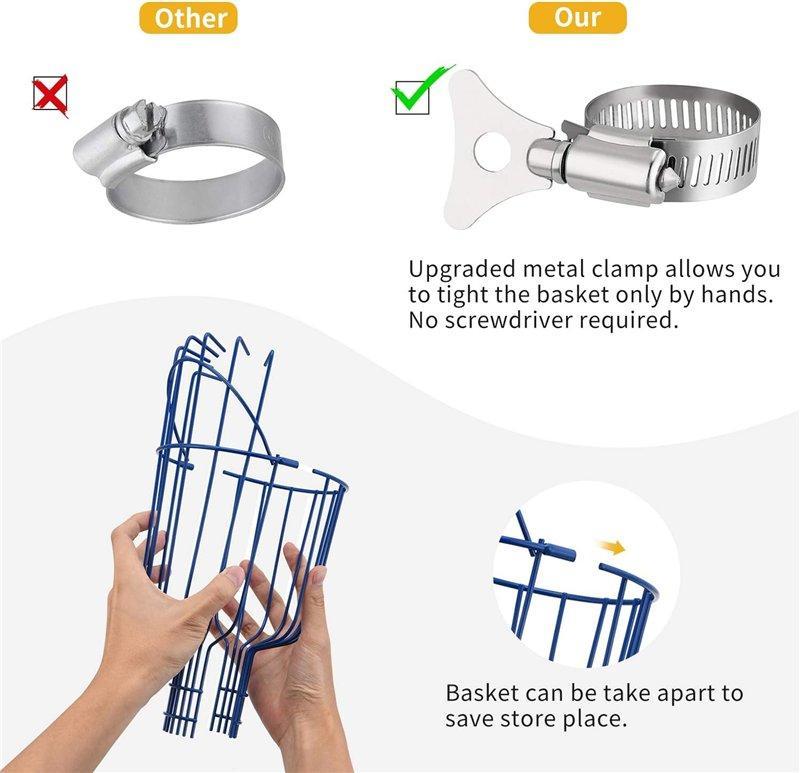 Фруктовый сборщик с корзиной для яблок на 6-метровой ручке (арт. 25-1408537)