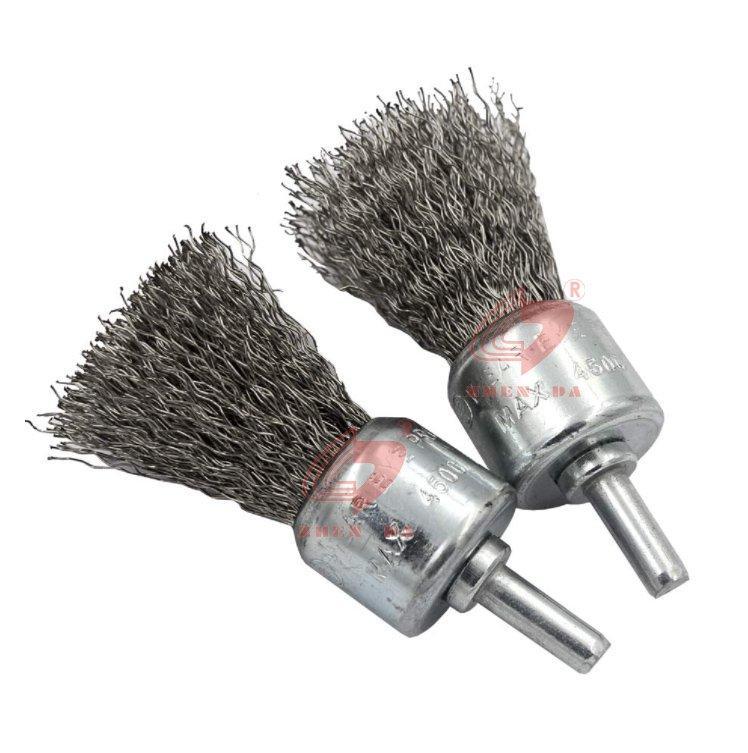 Щетка круглая для удаления ржавчины из стали с проволокой (арт. 25-1408586)