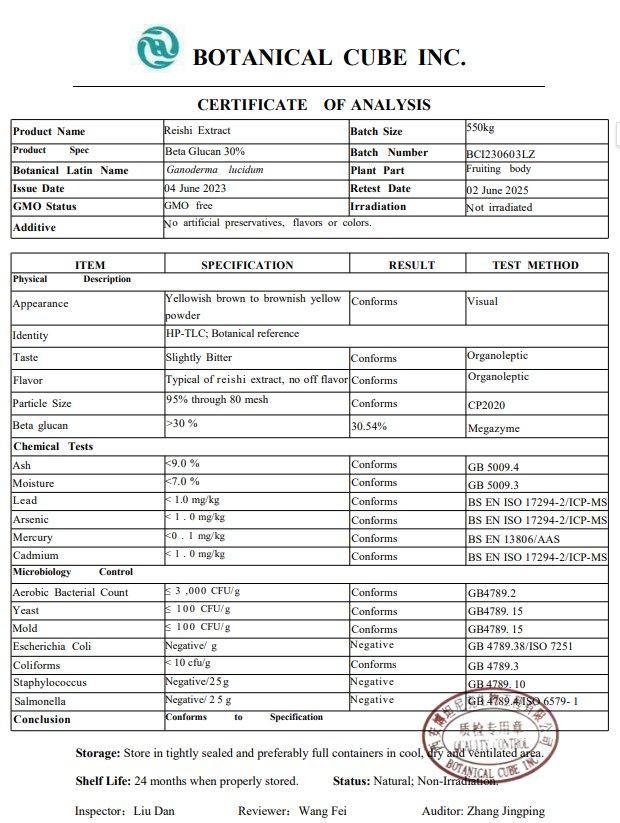 Экстракт гриба рейши в капсулах с 30% полисахаридов (арт. 25-17072489)