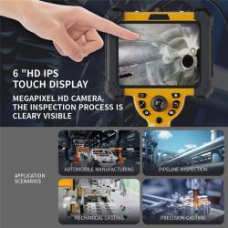 Эндоскопическая камера с ЖК-экраном 6, IP67, 360° поворот (арт. 25-30071733)