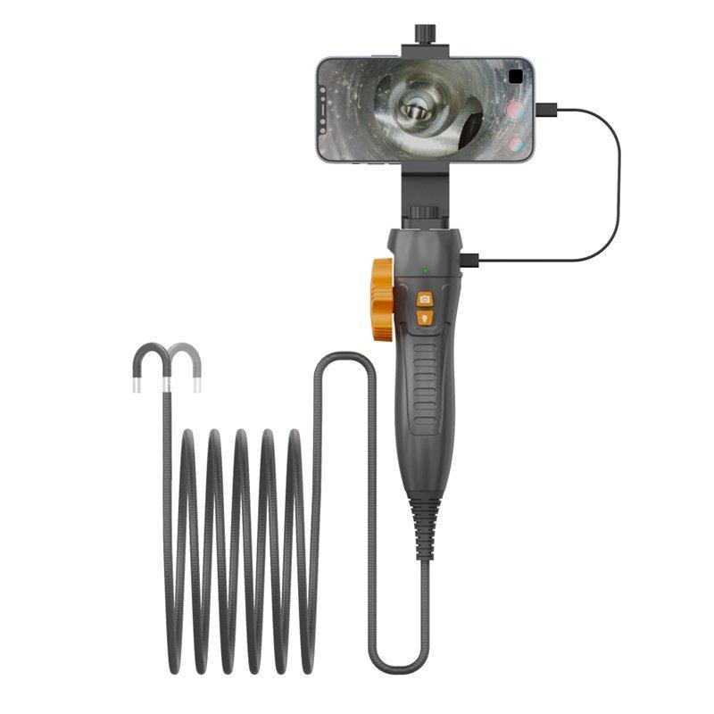 Эндоскоп промышленный TW 1080P HD, 6мм, IP67, LED, USB, артикулирующий, для iPhone Android (арт. 25-30071741)