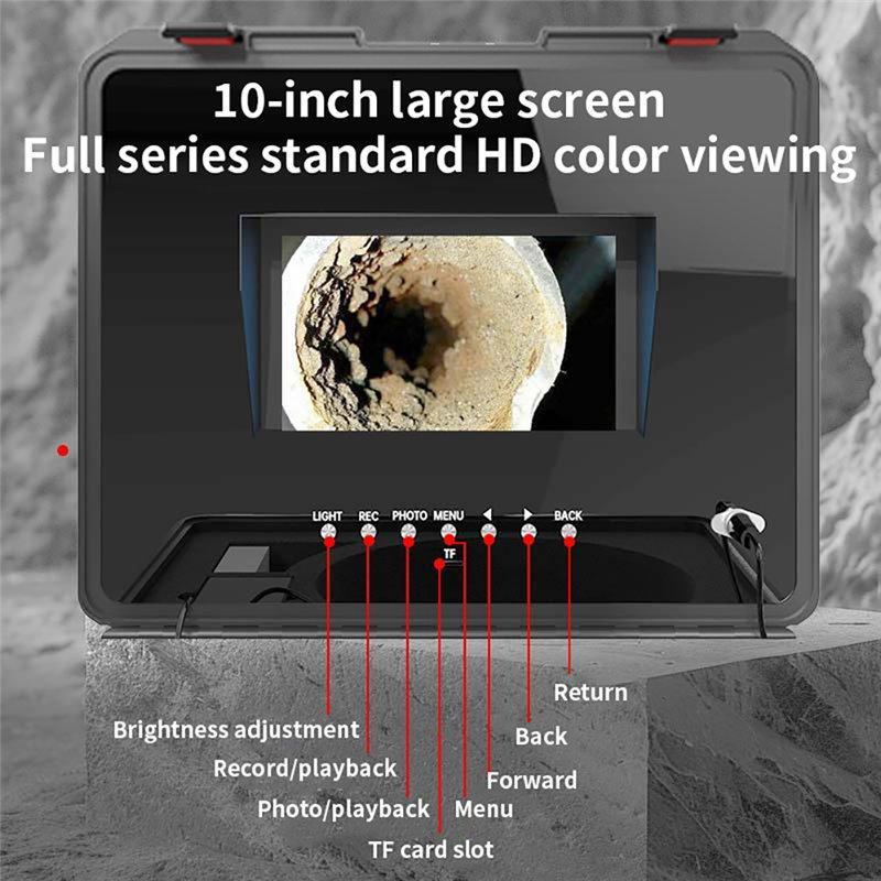 Камера для инспекции канализации 18мм IP68 HD 10 LCD (арт. 25-30071755)