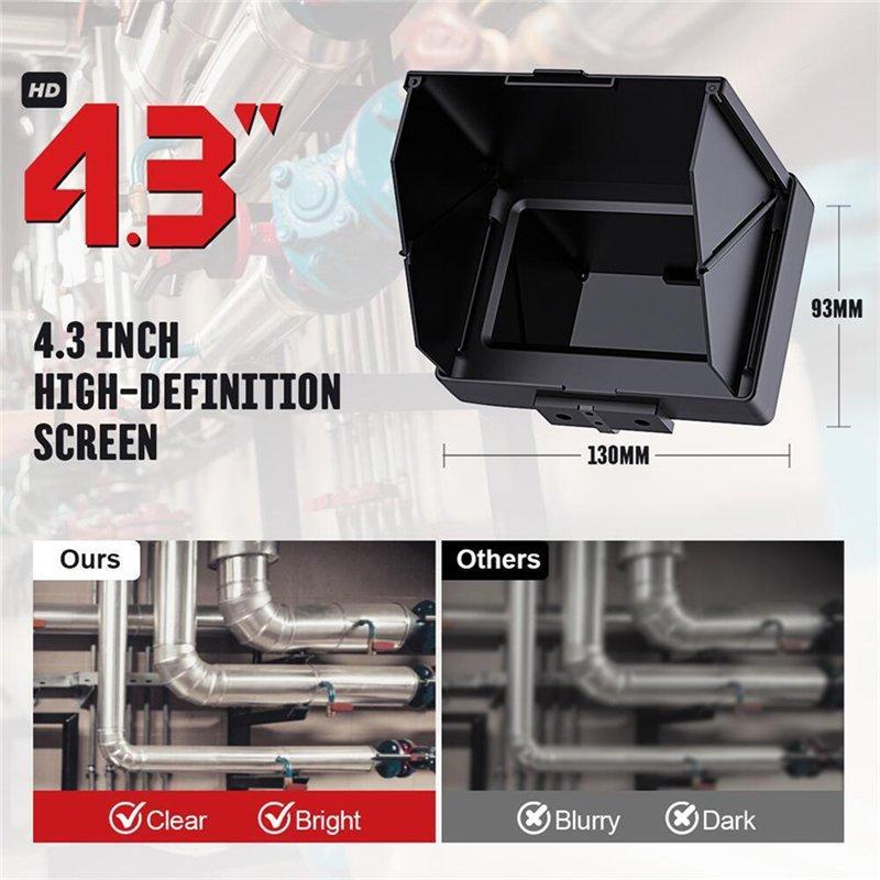 Эндоскоп канализации 23мм 30м IP68 с LED-подсветкой,16ГБ TF DVR (арт. 25-30071762)