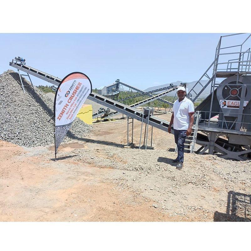 Камнедробильная установка с конусной дробилкой и ударным дробильным агрегатом (арт. 25-30071975)