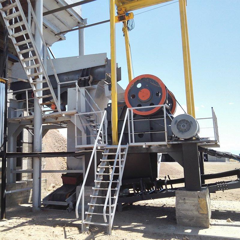 Щековая дробилка на колесах (арт. 25-30072016)