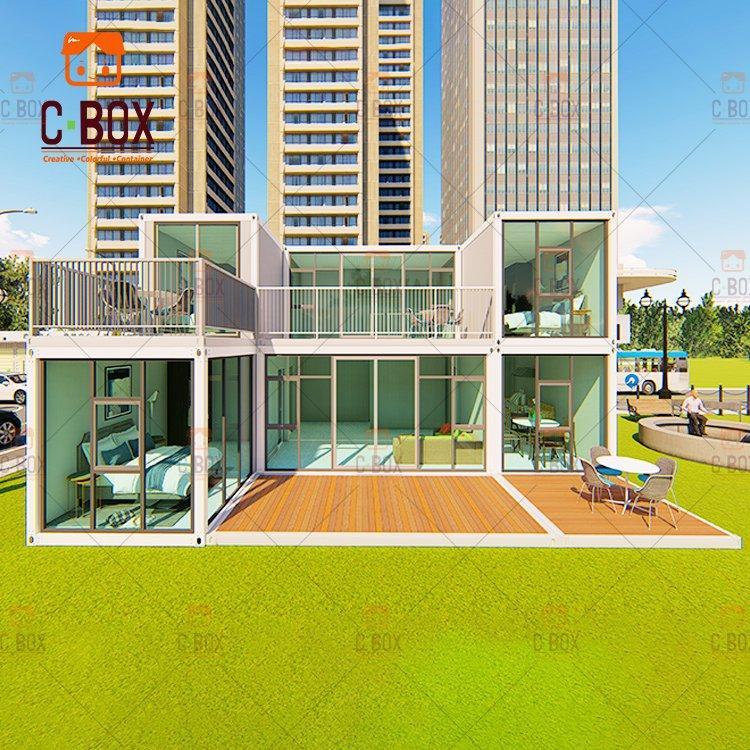 Мобильный контейнерный киоск для уличного фаст-фуда с мороженым и чаем (арт. 25-30072026)