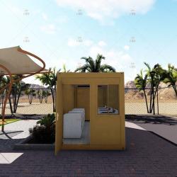 Мобильный контейнерный дом Lux 20ft для отеля (арт. 25-30072053)