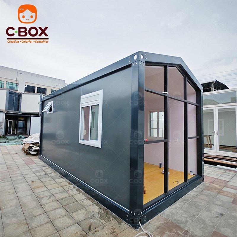 Дом контейнерный с плоской крышей и хорошим дренажом для кемпинга и гостиниц (арт. 25-30072069)