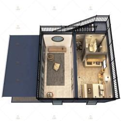 Дом контейнерный из сэндвич-панелей 20/40 футов (арт. 25-30072087)