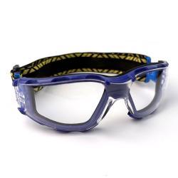 Очки защитные антицарапные с пенным уплотнителем и ремешком (арт. 25-5080003)