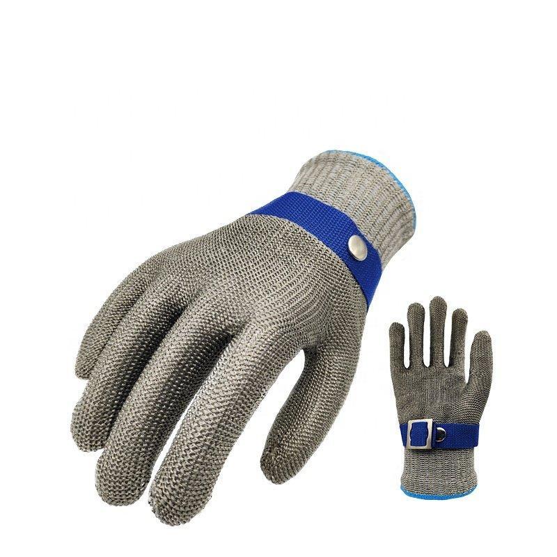 Перчатки защитные стальные 316L против порезов для мяса (арт. 25-5080025)